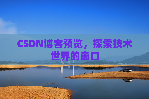 CSDN博客预览，探索技术世界的窗口